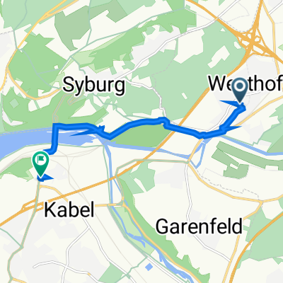 Niederstraße 32, Schwerte nach Kabeler Straße 25, Hagen