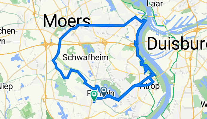 Am Lohkamp 1, Duisburg nach Am Geistfeld 60, Duisburg