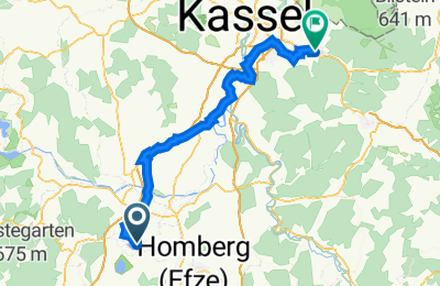 Route in der Bikemap App öffnen