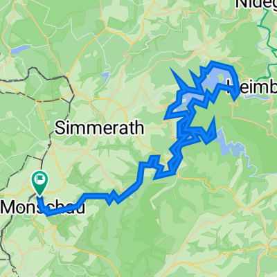 Monschau, rurtalweg,einrur,urftalmauer,rurberg,