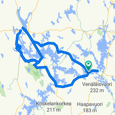 Keskuskatu 5, Mänttä-Vilppula to Virtaintie 14, Mänttä-Vilppula