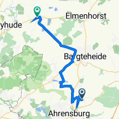 Kornkamp 40, Ahrensburg nach An der Schrotmühle 11A, Bargfeld-Stegen