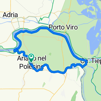 DA 7 Delta del Po, anello Ariano - Taglio di Po