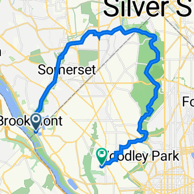 Capital Crescent Trail, Bethesda to 2405 Huidekoper Pl NW, Washington