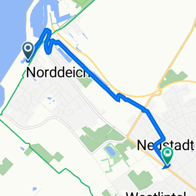 Badestraße 9–18, Norden nach Fischerspfad 21, Norden