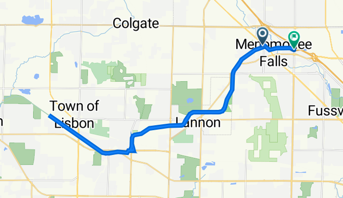 Saint Francis Drive W173N9170, Menomonee Falls to Cleveland Avenue N89W15622, Menomonee Falls