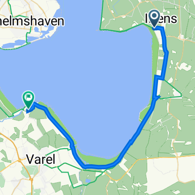 Beckmannsfelder Weg 8, Butjadingen nach Edo-Wiemken-Straße 28, Varel