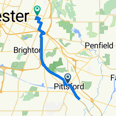 Empire State Trail, Pittsford to 112 Minnesota St, Rochester