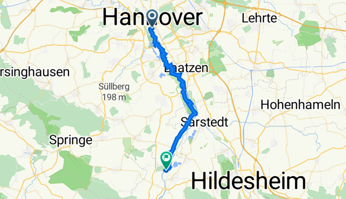 Route von Kurt-Schwitters-Platz 1, Hannover