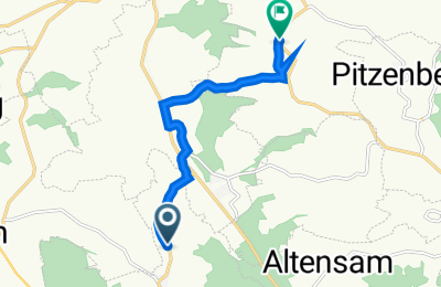 Route in der Bikemap App öffnen