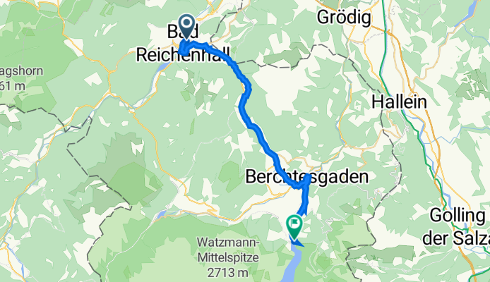 Ludwigstraße 35, Bad Reichenhall nach Seestraße 49, Schönau am Königssee