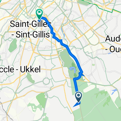 Avenue van Bever 30, Uccle/Ukkel à Rue de Lausanne 7, Saint-Gilles/Sint-Gillis