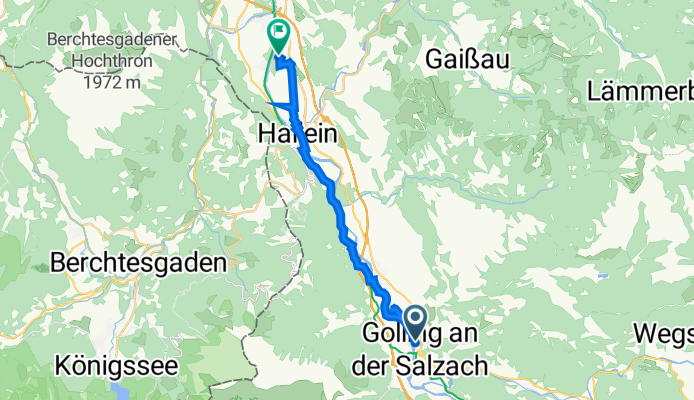 Golling-Abtenau Bahnhof, Golling an der Salzach nach Schulstraße 40