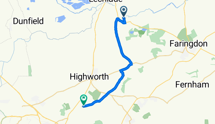 Lock Cottage, Faringdon to Highworth Road, Sevenhampton, Swindon
