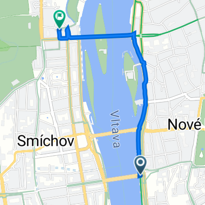 Palackého most, Prague 2 to Šeříková 566/10, Prague 1