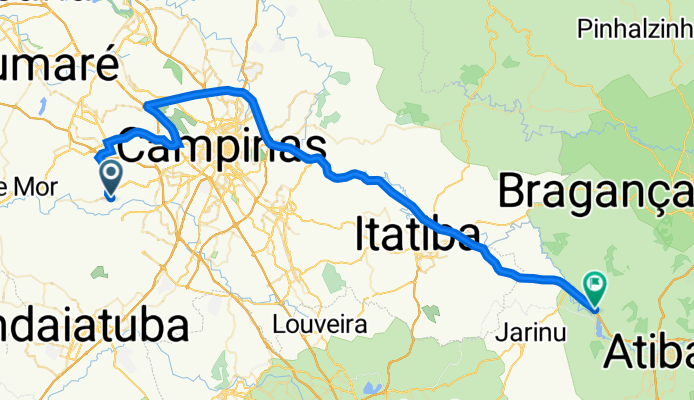 Rota para Rodovia Dom Pedro I 4447