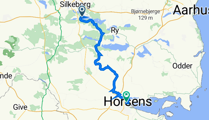 Virklund, Silkeborg to Banegårdsgade 1, Horsens