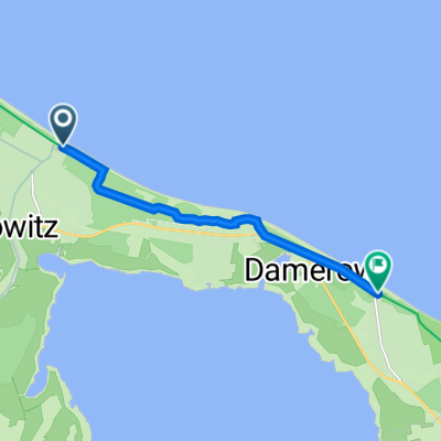 Strandpromenade 15, Zinnowitz nach Am Strande 5A, Koserow