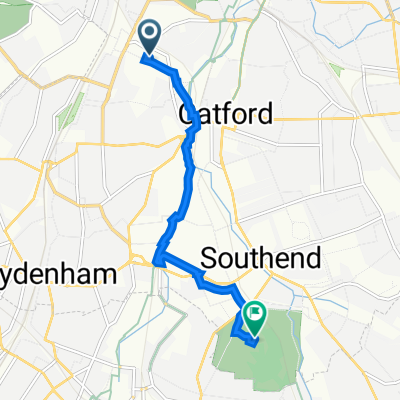 To  Beckenham place park