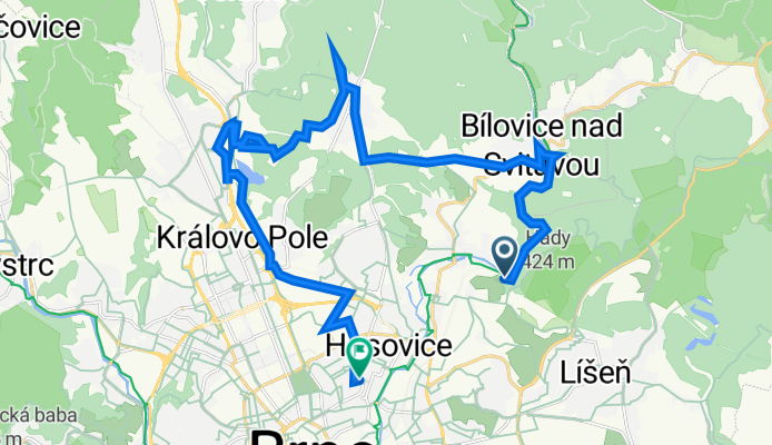 Babická, Brno to Černá Pole E858, Brno