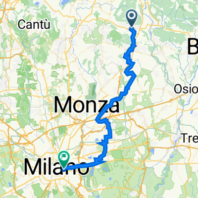 Via Mondonico 8, Olgiate Molgora a Via Galvano Fiamma 15, Milano