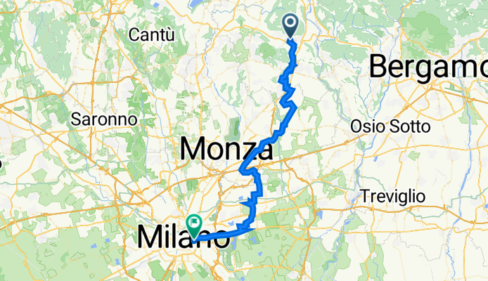 Via Mondonico 8, Olgiate Molgora a Via Galvano Fiamma 15, Milano