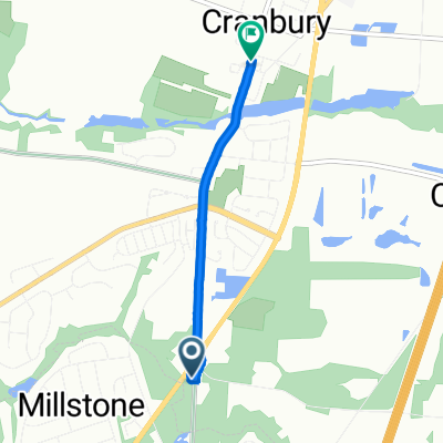 2736 US-130 N, Cranbury to 69 N Main St, Cranbury