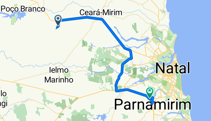 De Estrada sem nome a Rua Rio Nilo 139