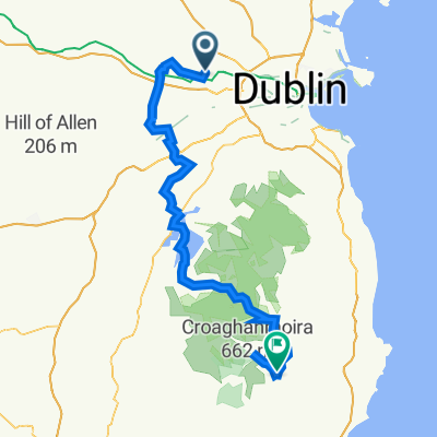 Route from Leixlip