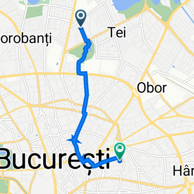 Strada Păstorului 54, București to Strada Constantin Kirițescu 26, București