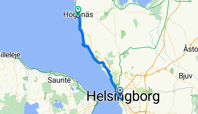 Helsingborg to SMÅBÅTSHAMNEN 28