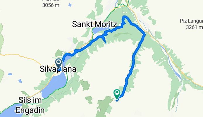 Senda Segantini 9, Silvaplana nach Pontresina