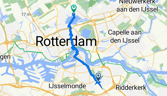 Haastrechtstraat 1, Rotterdam naar Oude Raadhuislaan 154, Rotterdam