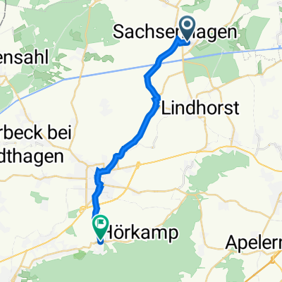 Leibnizring 5, Sachsenhagen nach Wendthagen Kreuzung, Stadthagen