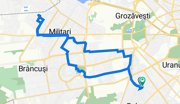 Strada Petre Ispirescu 56B, București to Strada Petre Ispirescu 54, București