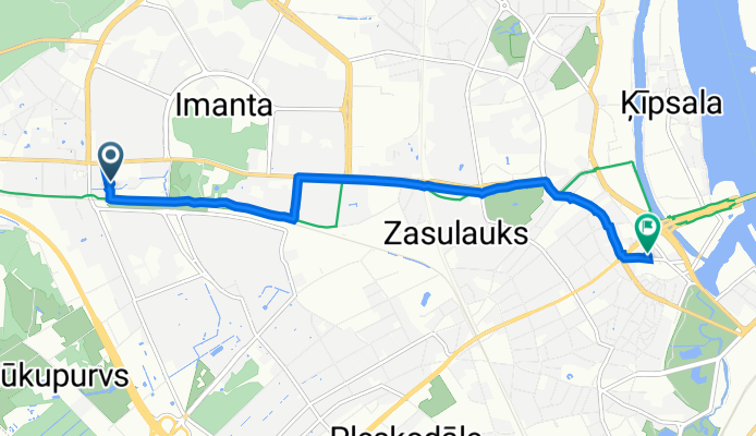 Akāciju iela 6, Riga to Krogus iela, Riga