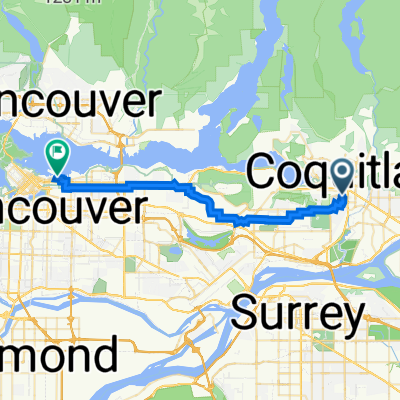 Saddle Street 1027, Coquitlam to Alexander Street 611, Vancouver
