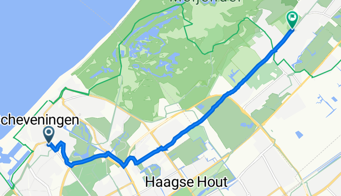 Helmstraat 2, The Hague to Groot Haesebroekseweg 35, Wassenaar