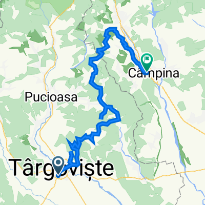 Route to DJ100E 197, Poiana Câmpina