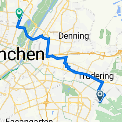 Friedenspromenade 7, Munich to Leopoldstraße, Munich