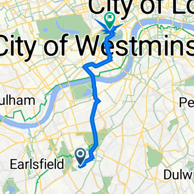 83 Mayford Road, London to 4 St James's St, London