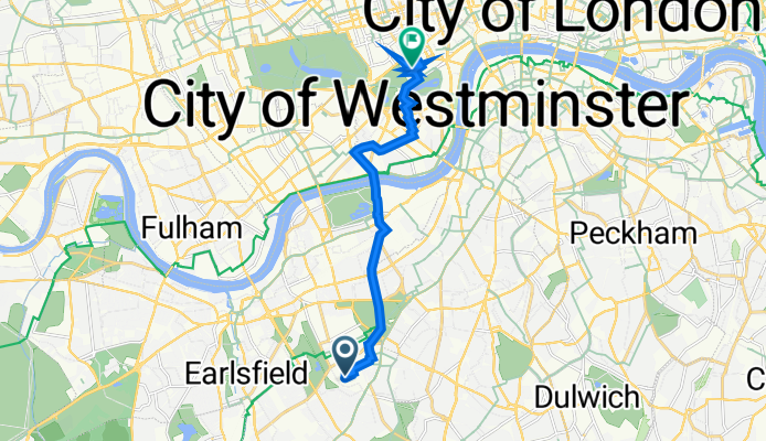 83 Mayford Road, London to 4 St James's St, London