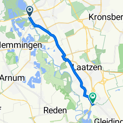 Döhren-Wülfel, Hannover nach Rethen, Laatzen
