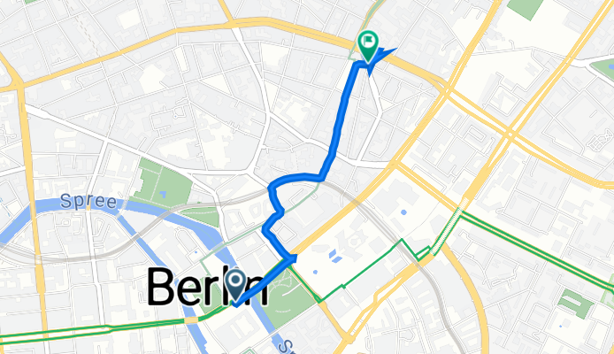 Karl-Liebknecht-Straße, Berlin nach Linienstraße 225–226, Berlin