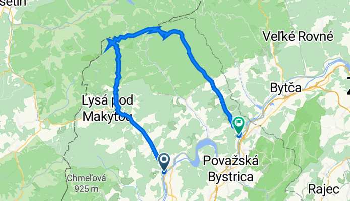 Streženická cesta 753, Púchov až Šebešťanová