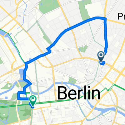 Torstraße 48, Berlin nach Ebertstraße 22, Berlin