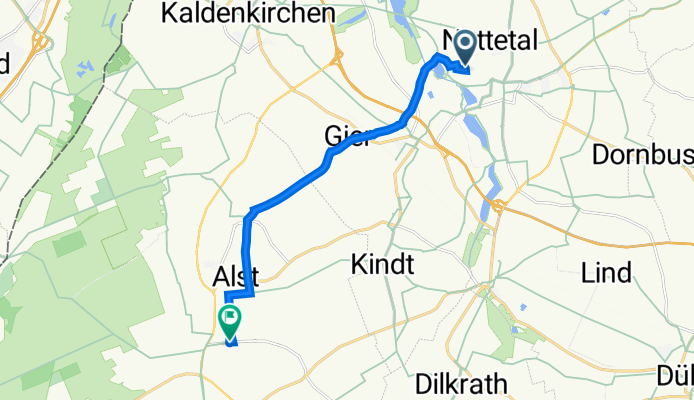 Krüßhütt 11, Nettetal nach Genholter Straße 61, Brüggen