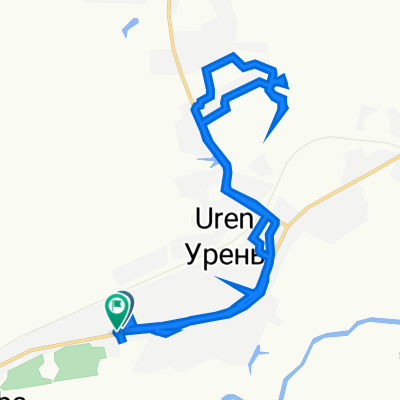 От улица Ленина 159, Урень до улица Ленина 163, Урень