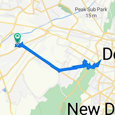 moti. nagar to Jhandewalan ( heavy kharcha agya cycle pe)