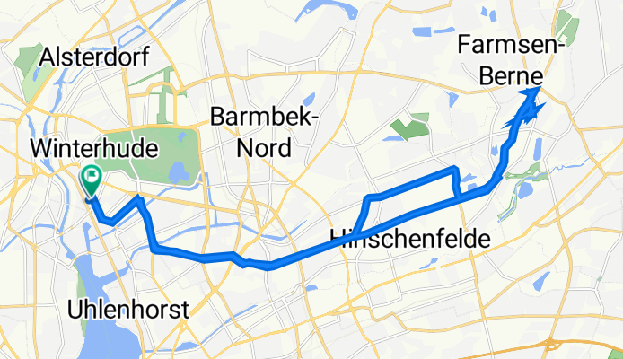 Dorotheenstraße 125C, Hamburg nach Dorotheenstraße 129, Hamburg